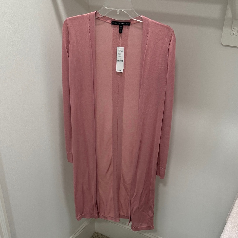 Sheen Knit Long Coverup | Color: Antique Bloom | Size: XXS | WHBM